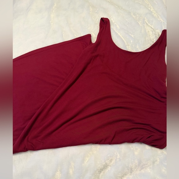 Bar III Burgundy Sleeveless Dress - Picture 4 of 11